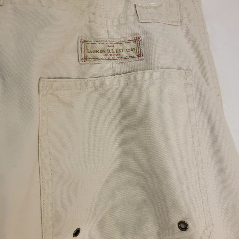 Ralph lauren Cargo pants Tan Safari cropped size 6 - Picture 7 of 9